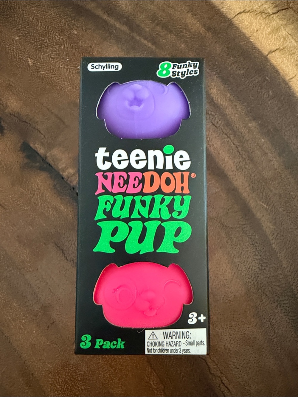 NWT Teenie Needoh Funky Pup 3 Pack